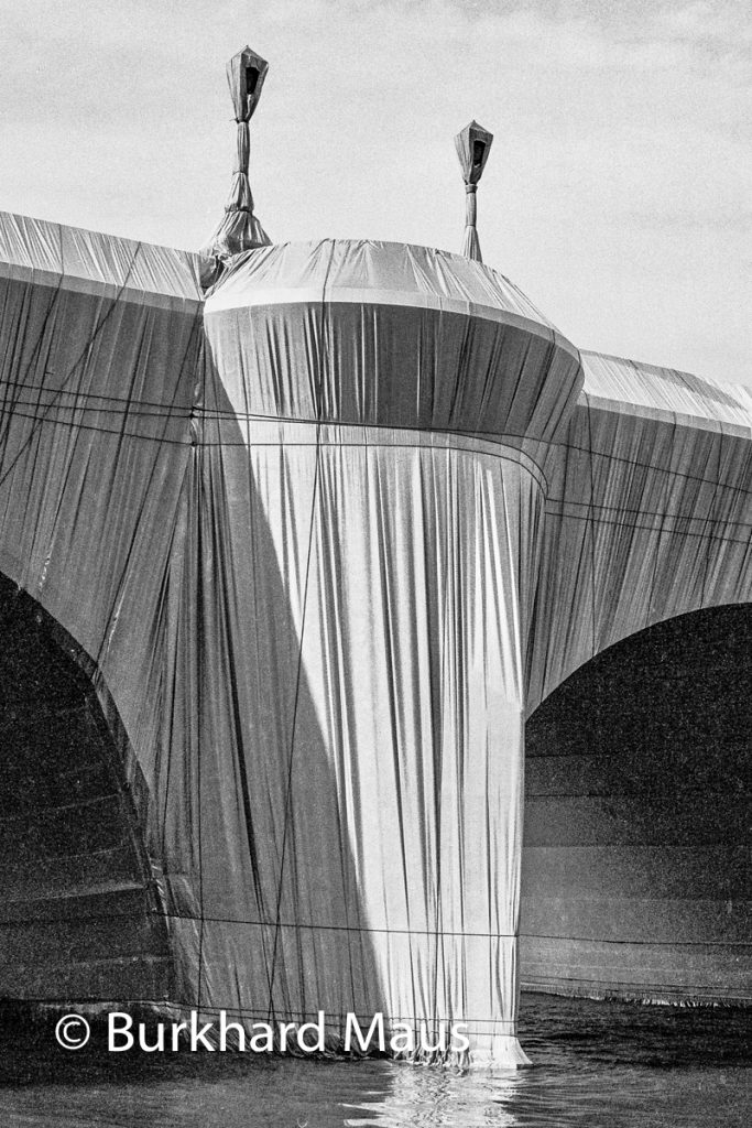 Christo, "Pont Neuf" (détail), Paris