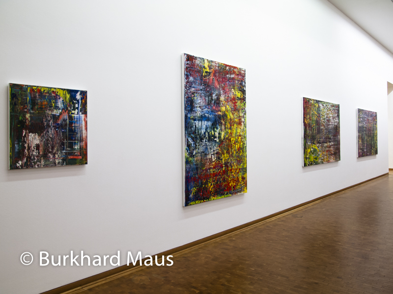 Gerhard Richter, (v.l.n.r.) "939-7", "941-3", "943-2", "943-1", Museum Ludwig