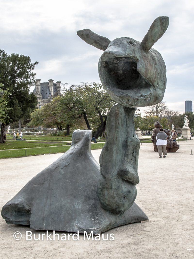Erik Dietman, "La dernier cri", Foire Internationale d’Art Contemporain (FIAC) 2017: Hors les murs – Jardin des Tuileries, Paris