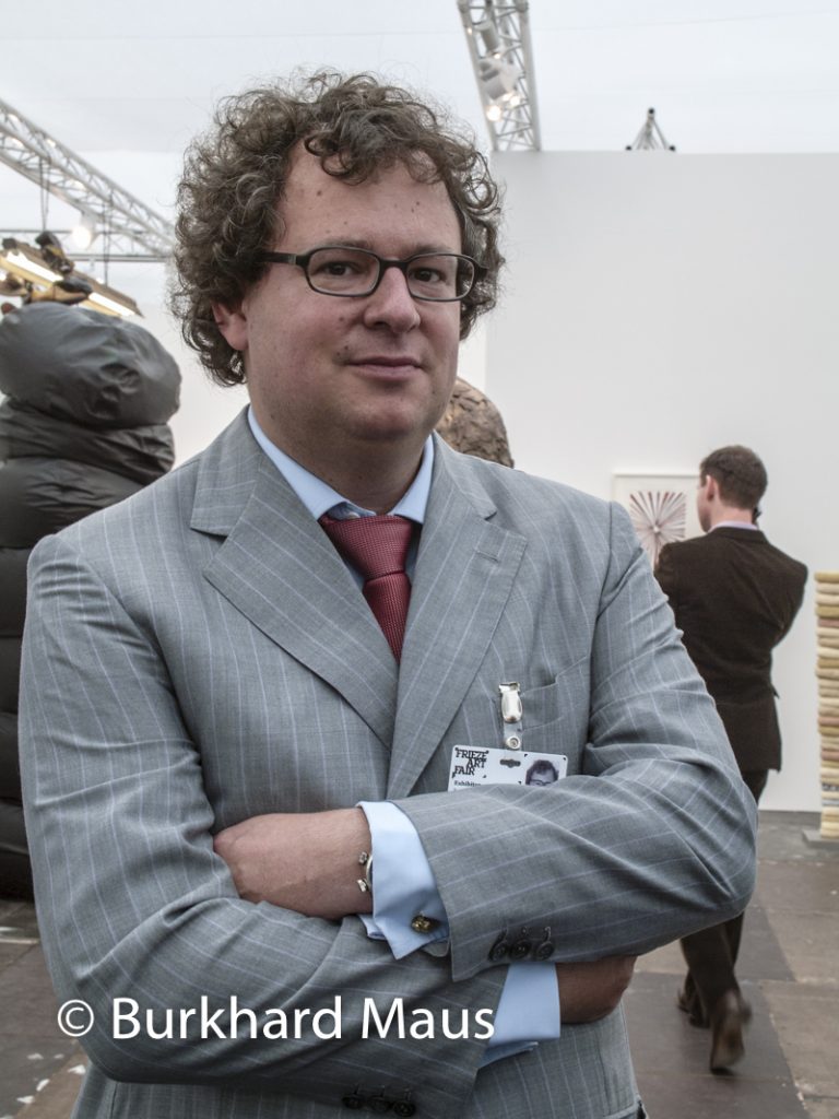 Iwan Wirth, (Portrait); Frieze Art Fair, London