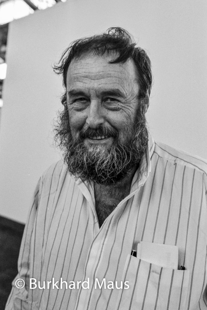 Harald Szeemann,(Portrait), Biennale de Lyon art contemporain 1997, Lyon