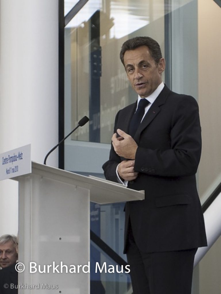 Nicolas Sarkozy, Centre Pompidou-Metz, Metz