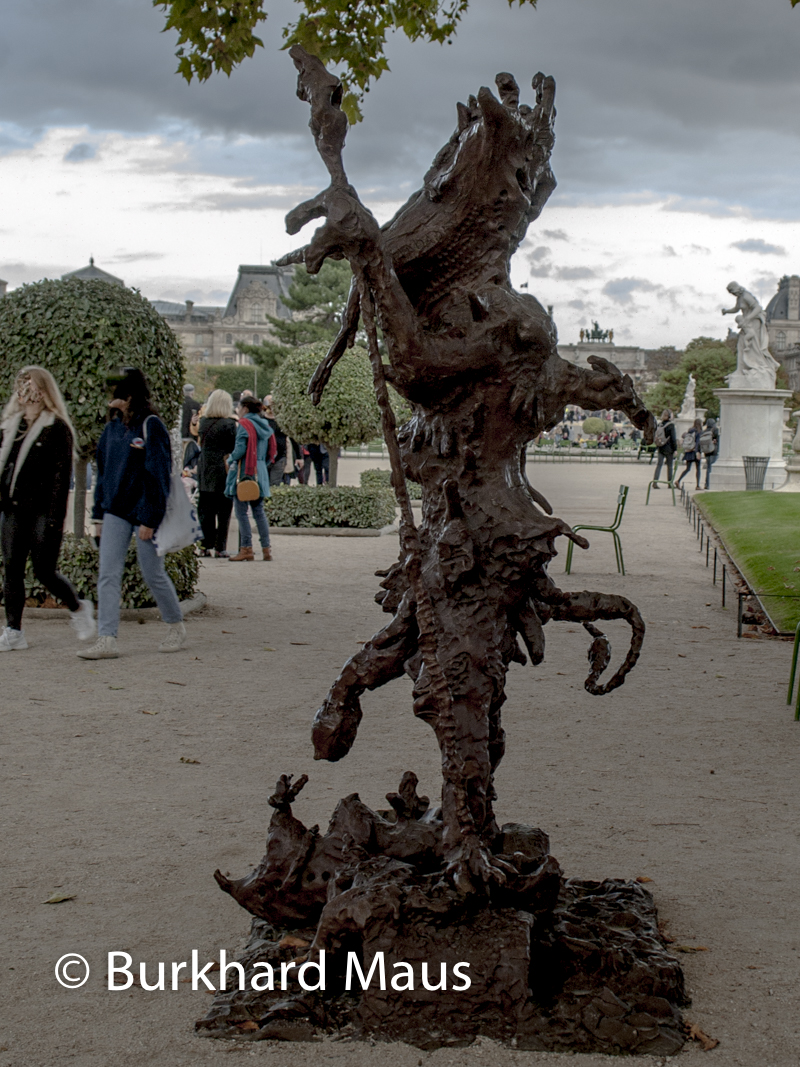 Jonathan Meese, "Mam Jonny (Noel Coward is Back)", FIAC/Tuileries 2019/Tuileries, Jardin des Tuileries, Foire Internationale d’Art Contemporain (FIAC) 2019: