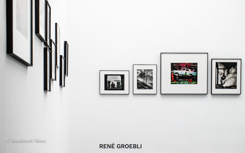 René Groebli, "Magic du Rail, #594", "Magic du Rail, #580", "Industrie, D21", "Magic der Schiene, 559", "Perspectives" (détail), Galerie Esther Woerdehoff, Paris