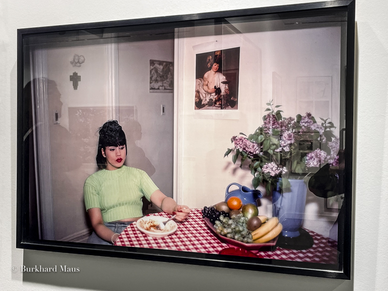 Nan Goldin, "Nina at Bruce dinner party", Galerie Sophie Scheidecker, Paris Photo, Grand Palais Éphémère, Paris