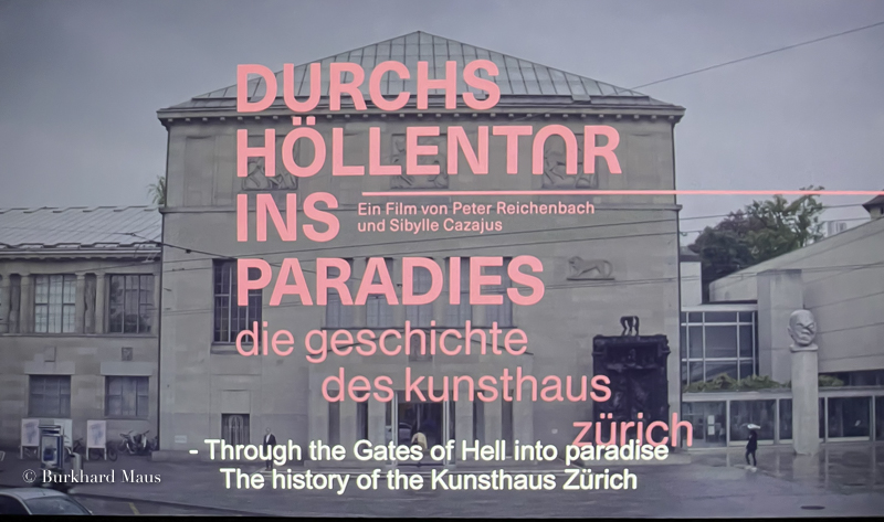 © Peter Reichenbach et Sibylle Cazajus: "Durchs Höllentor ins Paradies" (Titre du film), Arthouse Piccadilly, Zurich - Zürich