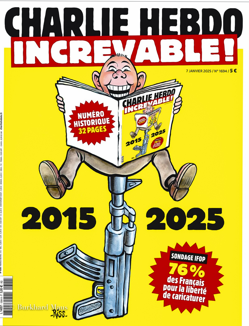 Charlie Hebdo, 7 Janvier 2025