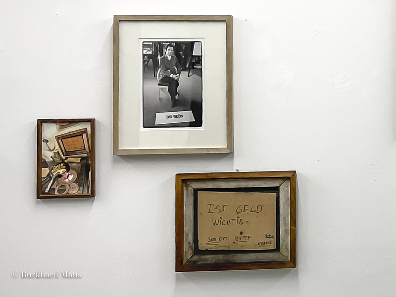 Bernd Jansen, Ben Vautier (détail), "artist collect artists" (étail), space-o, Düsseldorf