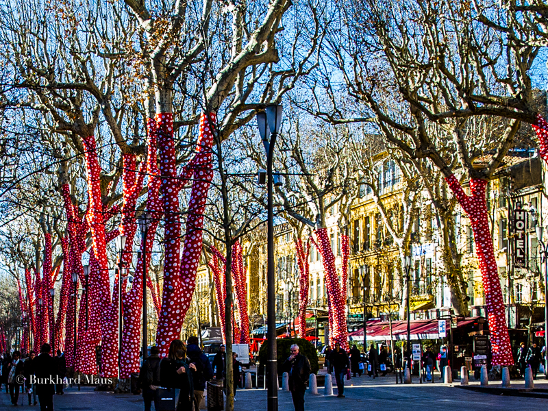 Yayoi Kusama, "L'art - l'endroit" (détail), Aix-en-Provence