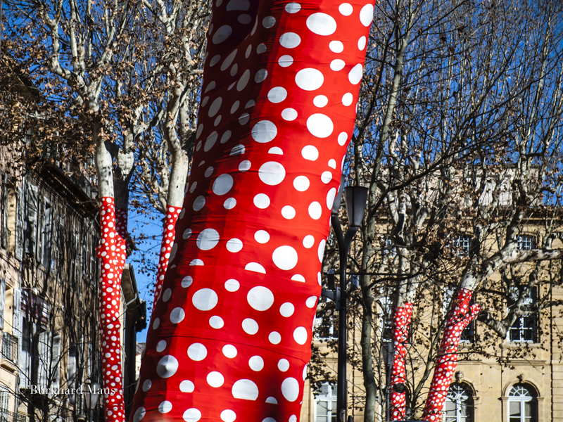 Yayoi Kusama, "L'art - l'endroit" (détail), Aix-en-Provence