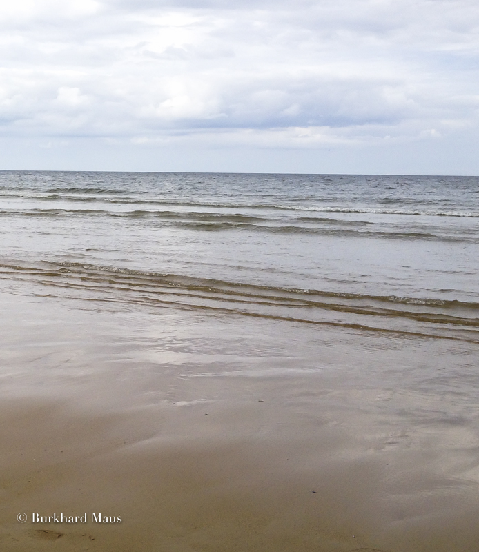 La plage, départememt Manche, Normandie