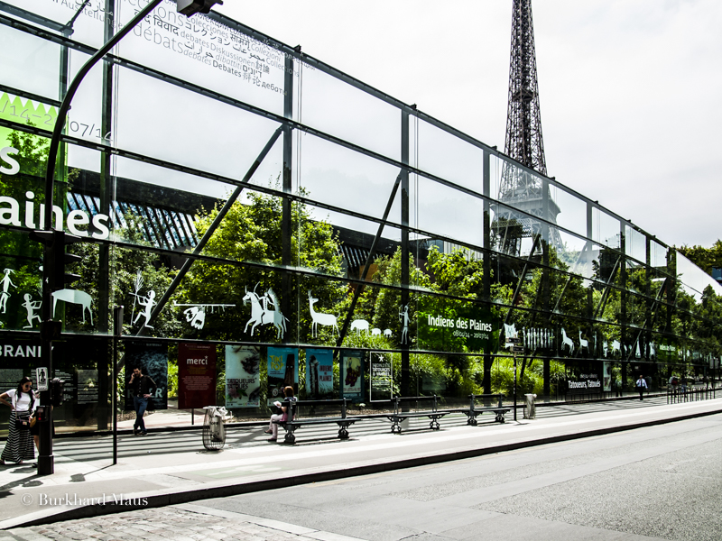 Musée du Quai Branly - Jacques Chirac (détail),Architect Jean Nouvel, Paris